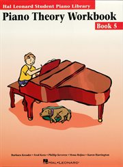 Piano theory workbook - book 5 (music instruction). Hal Leonard Student Piano Library cover image cdn