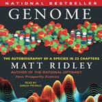 Genome : the autobiography of a species in 23 chapters cover image cdn