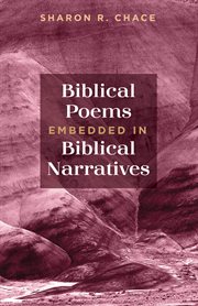 Biblical poems embedded in biblical narratives cover image cdn