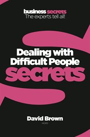 Collins business secrets : dealing with difficult people cover image cdn