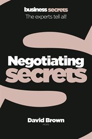 Negotiating secrets : the experts tell all! cover image cdn