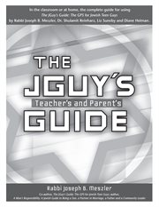 The jguy's teacher's and parent's guide cover image cdn