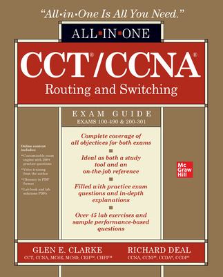 All-in-one CCT/CCNA routing and switching exam guide (exams 100-490 & 200-301)  cover image cdn