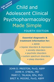 Child and adolescent clinical psychopharmacology made simple cover image cdn