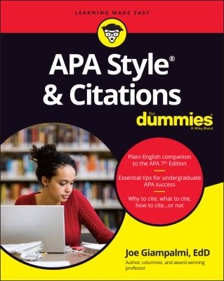 APA style & citations for dummies  cover image cdn