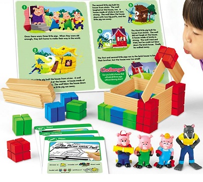 The three little pigs [STEM toy] cover image cdn