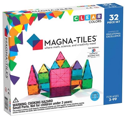 Magna-tiles where math, science, and creativity meet : 3D magnetic building tiles cover image cdn