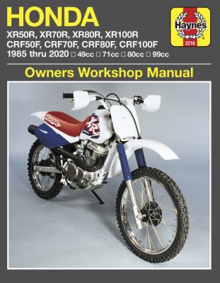 Honda XR50/70/80/100R, CRF50/70/80/100F owners workshop manual  cover image cdn