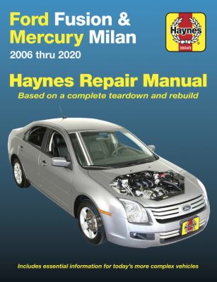 Ford fusion & Mercury milan automotive repair manual  cover image cdn