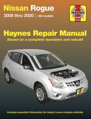 Nissan Rogue automotive repair manual  cover image cdn