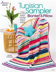 Tunisian sampler blanket & pillow cover image cdn