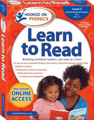 Hooked on phonics : learn to read. Level 2, Early emergent readers, pre-K, ages 3-4 cover image cdn