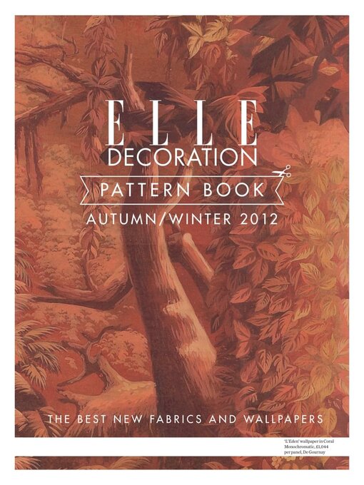 Elle decoration uk autumn/winter 2012 pattern book cover image cdn