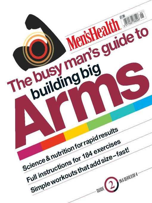 Men's health the busy man's guide to building big arms cover image cdn