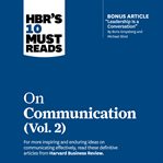 Hbr's 10 must reads on communication, vol. 2 cover image cdn