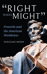 "right makes might". Proverbs and the American Worldview cover image cdn