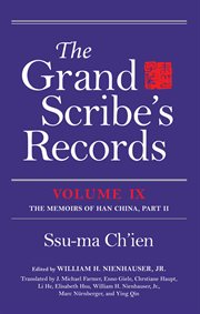 The Grand Scribe's Records, Volume IX : the Memoirs of Han China, Part II cover image cdn