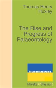 The rise and progress of palaeontology cover image cdn