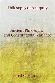 Ancient philosophy and constitutional variance cover image cdn