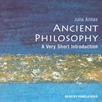 Ancient philosophy : a very short introduction cover image cdn