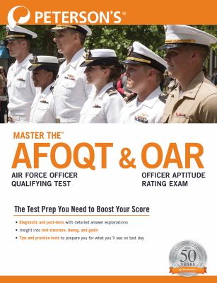 Master the Air Force Officer Qualifying Test (AFOQT) & Officer Aptitude Rating (OAR) Exam cover image cdn