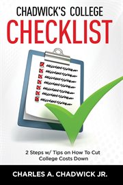 Chadwick's college checklist 2 steps w/tips on how to cut college costs cover image cdn