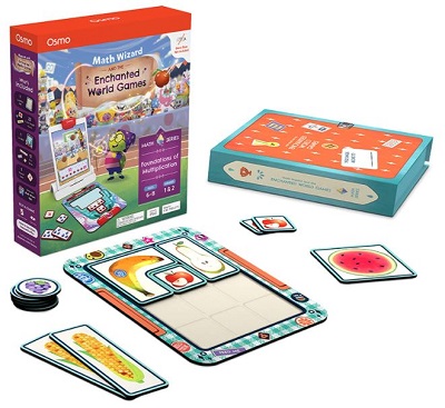 Osmo [STEM toy] Math wizard and the enchanted world games /  cover image cdn