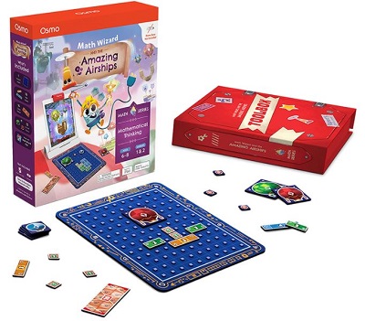 Osmo [STEM toy] Math wizard and the amazing airships /  cover image cdn