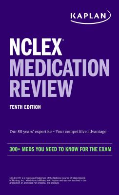 NCLEX medication review : 300+ meds you need to know for the exam cover image cdn