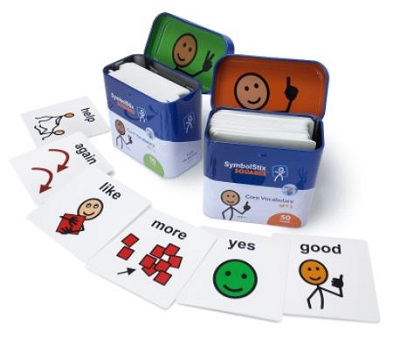 SymbolStix Squares core vocabulary, sets 1 and 2 cover image cdn