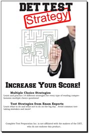 Det test strategy. Winning Multiple Choice Strategies for the Diagnostic Entrance Test DET cover image cdn