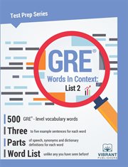 GRE words in context : the complete list cover image cdn