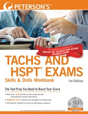 Peterson's TACHS and HSPT exams skills & drills workbook cover image cdn
