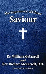 The supremacy of christ. Saviour cover image cdn