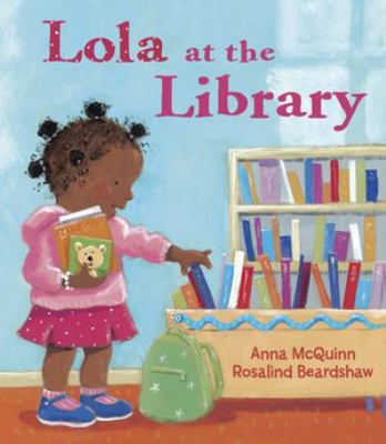 Lola at the library  cover image cdn