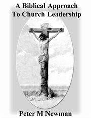 A biblical approach to church leadership cover image cdn