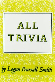 All trivia: a collection of reflections & aphorisms cover image cdn