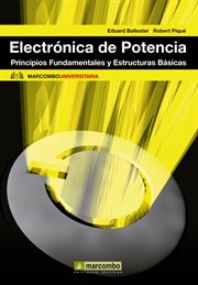 ELECTRONICA DE POTENCIA : principios fundamentales y estructuras basicas cover image cdn