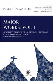 Major works, volume i cover image cdn