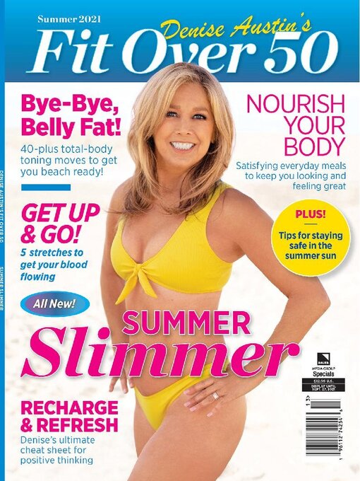Denise austin's fit over 50 summer slimmer cover image cdn