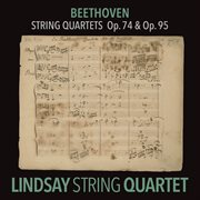 Beethoven: string quartet in e-flat major, op. 74 "harp"; string quartet in f minor, op. 95 "seri... cover image cdn