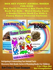 Box set funny animal books for kids: sea turtle pictures & sea turtle fact book kids - weird snak. Discovery Kids Books cover image cdn