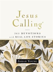 Jesus calling, 365 devotions with real-life stories, hardcover, with full scriptures cover image cdn