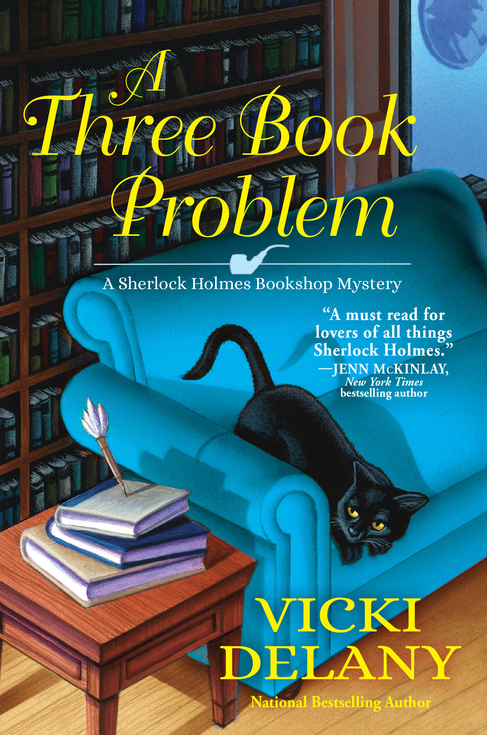 A Three Book Problem A Sherlock Holmes Bookshop Mystery cover image cdn