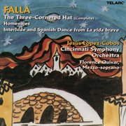 Falla: the three-cornered hat, homenajes & interlude and spanish dance from la vida breve cover image cdn