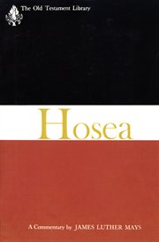 Hosea : a commentary cover image cdn