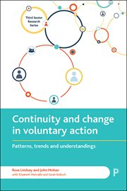 CONTINUITY AND CHANGE IN VOLUNTARY ACTION : patterns, trends and understandings cover image cdn
