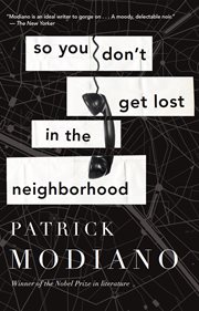 So you don't get lost in the neighborhood : a novel cover image cdn