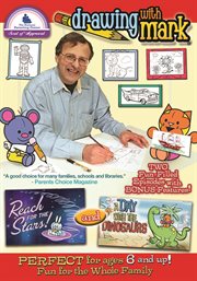 Drawing with Mark. A day with the dinosaurs ; Reach for the stars cover image cdn