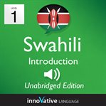 Learn swahili - level 1 introduction to swahili, volume 1. Lessons 1-25 cover image cdn